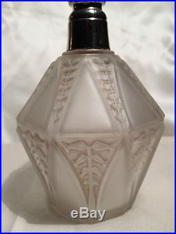 Julien Viard Vaporisateur A Parfum Art-deco 1920 Vintage Glass Perfume Bottle