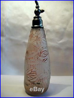 Julien Viard Vaporisateur Parfum Roses Art-deco 1920 Vintage Perfume Bottle