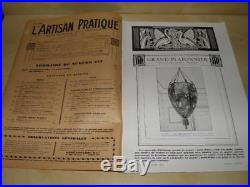 LECLERC L'Artisan Pratique ANNÉE 1929 COMPLET REVUE ART DÉCO Décoratifs Gravures