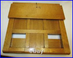 LUTRIN D'EGLISE ANCIEN EN BOIS PRESENTOIR PLIABLE VINTAGE / lectern