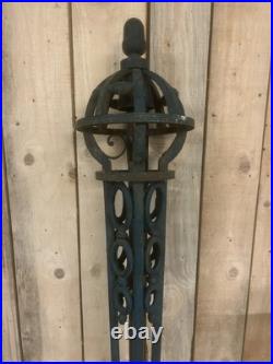 Lampadaire Art Deco Design Moderniste 1940 Pied de Lampe Ferronnerie Ancienne