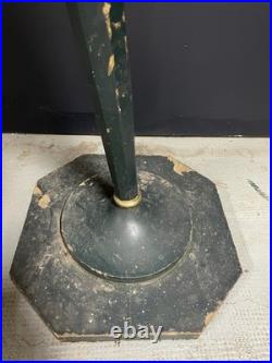 Lampadaire Gainé de Cuir Design Art Deco Vintage Ancien Moderniste