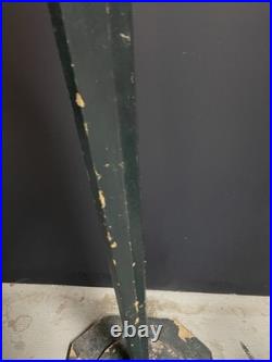 Lampadaire Gainé de Cuir Design Art Deco Vintage Ancien Moderniste