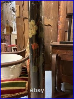 Lampadaire Laque Japonais Japon Art Deco Nouveau XIXeme Napoléon III Lampe