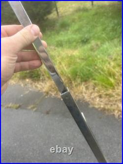 Lampadaire Pied de Lampe Art Deco Ancien Moderniste Laiton Nickelé Chromé