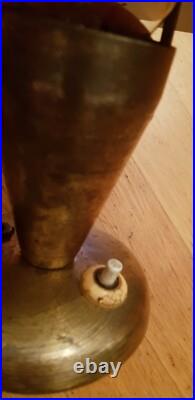 Lampe De Table Bauhaus Art Déco Années 1930 Couleur Or Fonctionne Lampe De Table Bauhaus Art Déco Années 1930 Couleur Or Fonctionne