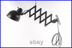 Lampe de Ciseaux D'Atelier Art Déco Bauhaus Bureau Commutateur Rotatif