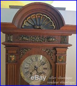 Lenzkirch Antique German Wall Clock Antik Wanduhr Ancienne Horloge Art Déco