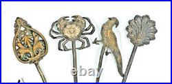 Lot objet ancien hâtelets art déco 1920 restaurant old brochette picks object
