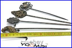 Lot objet ancien hâtelets art déco 1920 restaurant old brochette picks object