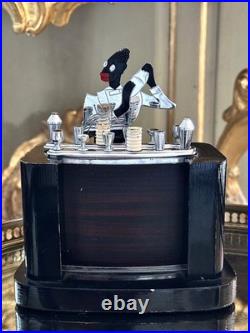 M. I. Austria distributeur à cigarettes Bartender barman Black Americana Art déco