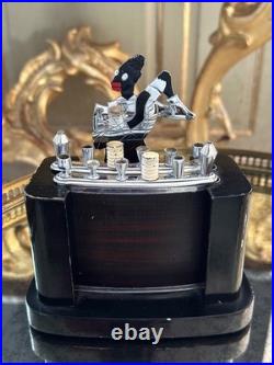 M. I. Austria distributeur à cigarettes Bartender barman Black Americana Art déco