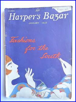 MAGAZINE FEMININ MODE HARPER'S BAZAR Fashions for the South 1925 ART DECO