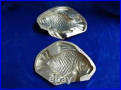 MOULE A CHOCOLAT ANCIEN / Old chocolate mold POISSON / Fish ART DECO! TOP