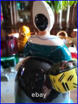 Magnifique Ceramique Art Deco 30 CM Objet Vitrine Collection /capron Cloutier