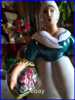 Magnifique Ceramique Art Deco 30 CM Objet Vitrine Collection /capron Cloutier