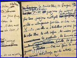 Marcel BOULENGER Manuscrit la Saison du goût Ingres Gauguin Matisse Arts déco
