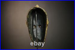 Masque vintage bambara africain fait main ancien art mural déco collection Masque vintage bambara africain fait main ancien art mural déco collection