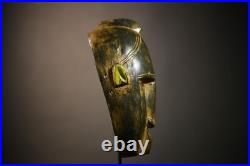 Masque vintage bambara africain fait main ancien art mural déco collection Masque vintage bambara africain fait main ancien art mural déco collection