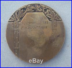 Médaille Ancienne Art Deco Le Plus Fort L'intransigeant Cassandre 1933