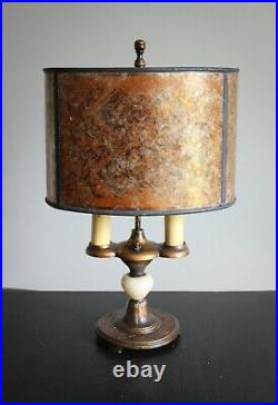 Mid 1920 S onyx Art Deco Lampe