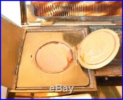Minaudière poudrier miroir étui cigarettes vers 1930 powder box ART DECO