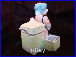 Moutardier Sel Poivre Figurine Cochon Ecoliere Style Art Deco-allemand Style Art
