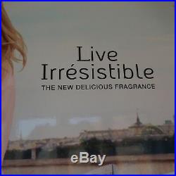 N1586 panneau affiche GIVENCHY parfum Live Irrésistible art déco PN France