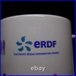 N23.194 tasse mug porcelaine blanc ERDF 2015 Ile France Est art déco collection N23.194 tasse mug porcelaine blanc ERDF 2015 Ile France Est art déco collection