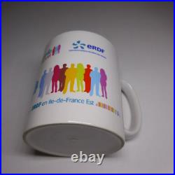 N23.194 tasse mug porcelaine blanc ERDF 2015 Ile France Est art déco collection N23.194 tasse mug porcelaine blanc ERDF 2015 Ile France Est art déco collection