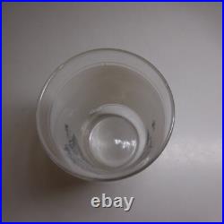 N23.389 art déco table verre collection château Amboise France blanc transparent N23.389 art déco table verre collection château Amboise France blanc transparent