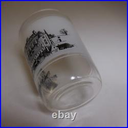N23.389 art déco table verre collection château Amboise France blanc transparent N23.389 art déco table verre collection château Amboise France blanc transparent