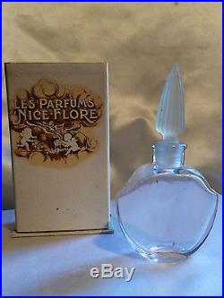 Nice Flore Par Julien Viard Flacon De Parfum Art Deco 1920 Perfume Bottle 9 CM B