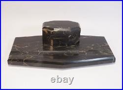Objet D'Art Déco En Marbre Pour Bureau Avec Encrier Pour Stylo