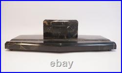 Objet D'Art Déco En Marbre Pour Bureau Avec Encrier Pour Stylo