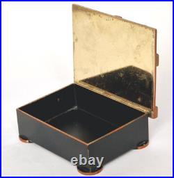 Objet De Collection Boîte Art Déco Bronze Vienne Marquée ARGENTOR Vers 1920 R809