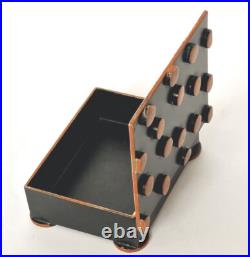 Objet De Collection Boîte Art Déco Bronze Vienne Marquée ARGENTOR Vers 1920 R809