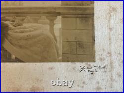 Originale Photo Herbert RÜEDI 1920 Femme Art Deco Photographie Lac Côme Italie