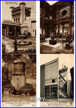 PARIS Exposition 1925 ART DECO Arts Decoratifs 200 Vintage Postcards (L2655)