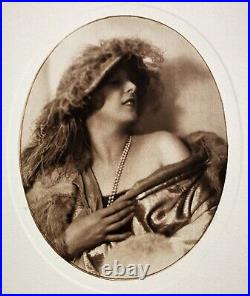 Photographie Franz LÖWY Marthe REGNIER comédienne art deco 1920 Paris Vienne