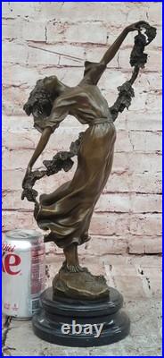 Pierre Collinet Guirlande De Vigne Statue En Bronze Art Déco Collection