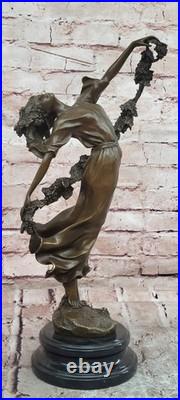 Pierre Collinet Guirlande De Vigne Statue En Bronze Art Déco Collection