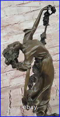 Pierre Collinet Guirlande De Vigne Statue En Bronze Art Déco Collection