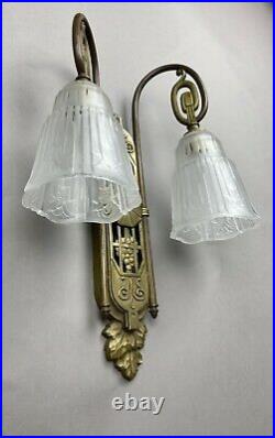 Pierre Maynadier french art deco sconce lampe wall light lamp chandeliers