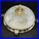 Plafonnier-Art-deco-Bronze-Gold-Original-France-Lampe-Deckenlampe-29-cm-E14-01-ng