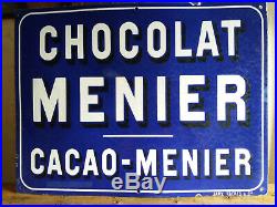 Plaque émaillée JAPY Chocolat MENIER Art Populaire Art publicitaire Deco Loft