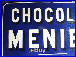 Plaque émaillée JAPY Chocolat MENIER Art Populaire Art publicitaire Deco Loft