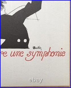 Plaquette Publicité Art Déco Charles Martin Nicolas Service Vins Symphonie 1930