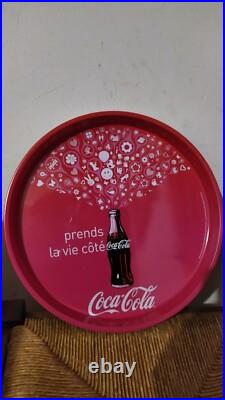 Plateau Prends la vie côté Coca-Cola COMPANY COKE vintage art déco USA N6716