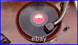 Platine Garrard antique collection moteur AC4 meuble console art déco originel